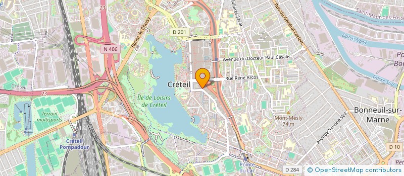 localisation de l'entreprise MONSIEUR MELVIN FRANGUL  CRETEIL