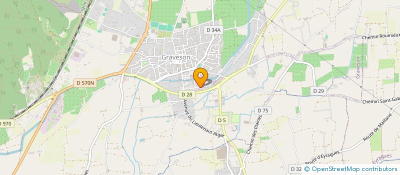 localisation de l'entreprise MONSIEUR MELVIN FREMOND  GRAVESON