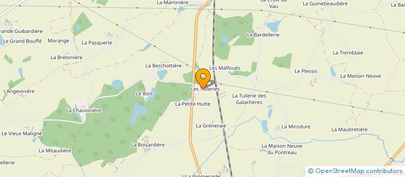 localisation de l'entreprise MONSIEUR MELVIN GASCHET  CHEMILLE-EN-ANJOU