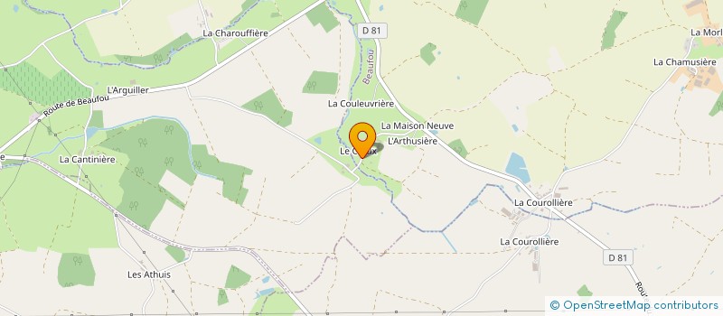 localisation de l'entreprise MONSIEUR MELVIN GASTINEAU  BEAUFOU