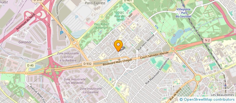 localisation de l'entreprise MONSIEUR MELVIN GOVAL à AULNAY-SOUS-BOIS
