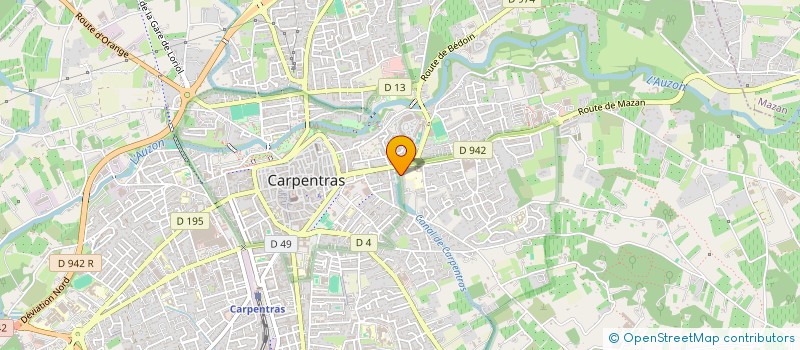 localisation de l'entreprise MONSIEUR MELVIN GUELLA à CARPENTRAS