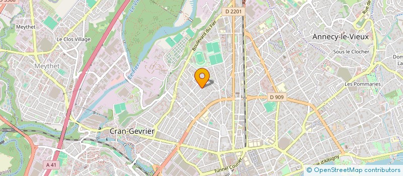 localisation de l'entreprise MONSIEUR MELVIN GUYOU  ANNECY