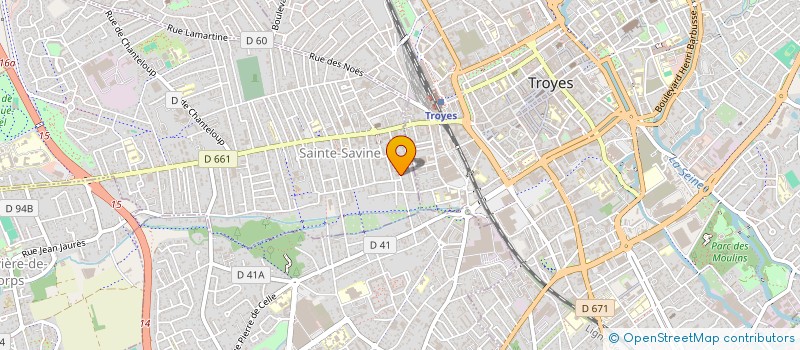 localisation de l'entreprise MONSIEUR MELVIN HENRY  SAINTE-SAVINE