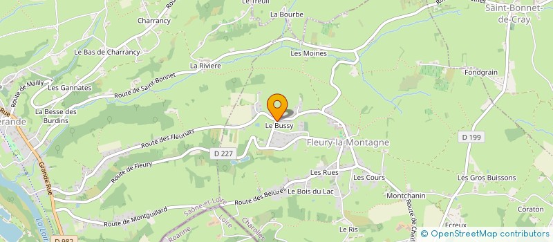 localisation de l'entreprise MONSIEUR MELVIN JAILLET  FLEURY-LA-MONTAGNE