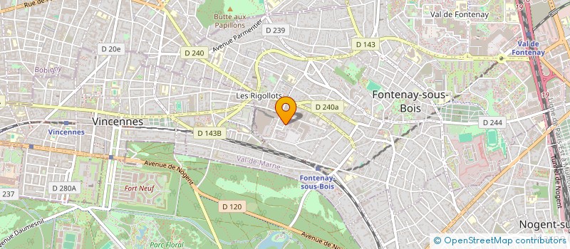 localisation de l'entreprise MONSIEUR MELVIN LAGACHE à FONTENAY-SOUS-BOIS