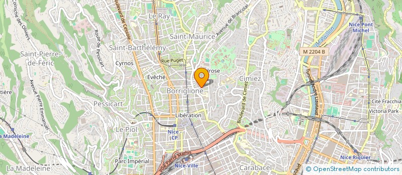 localisation de l'entreprise MONSIEUR MELVIN LAGIER à NICE