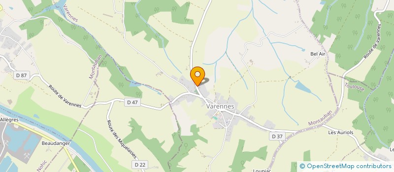 localisation de l'entreprise MONSIEUR MELVIN LE DIGUERHER à VARENNES