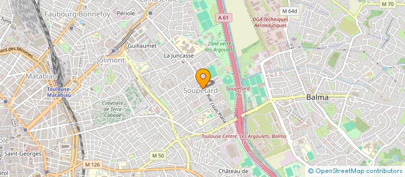 localisation de l'entreprise MONSIEUR MELVIN LEBLE  TOULOUSE