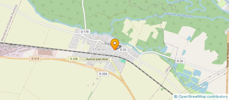 localisation de l'entreprise MONSIEUR MELVIN MAGERAND  CHATRES