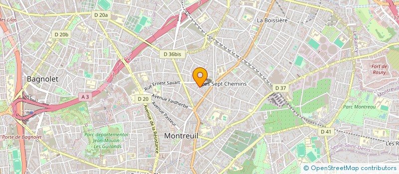 localisation de l'entreprise MONSIEUR MELVIN MARCIN à MONTREUIL