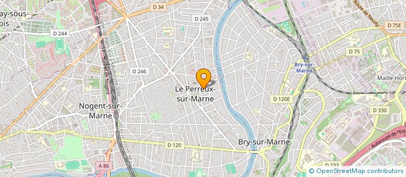 localisation de l'entreprise MONSIEUR MELVIN MONS à LE PERREUX-SUR-MARNE