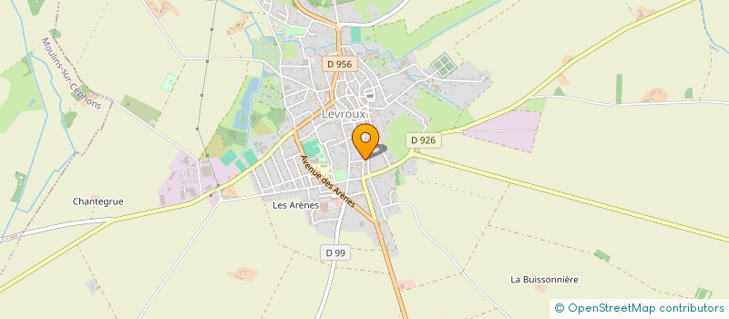 localisation de l'entreprise MONSIEUR MELVIN MOREAU à LEVROUX