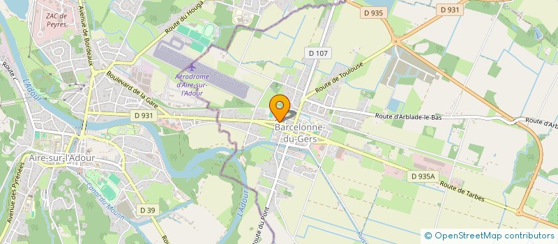 localisation de l'entreprise MONSIEUR MELVIN MORENO  BARCELONNE-DU-GERS