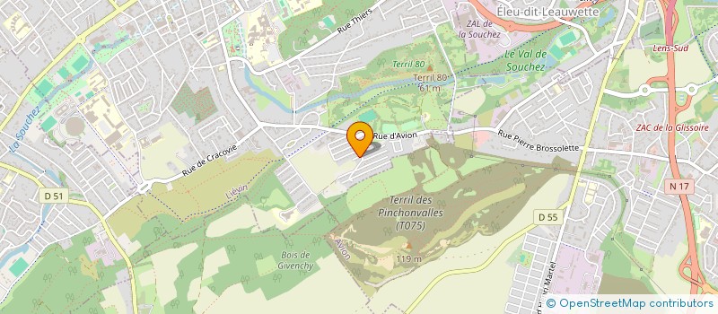 localisation de l'entreprise MONSIEUR MELVIN OGER  LIEVIN