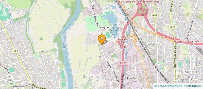 localisation de l'entreprise MONSIEUR MELVIN OUARRAG  TOULOUSE