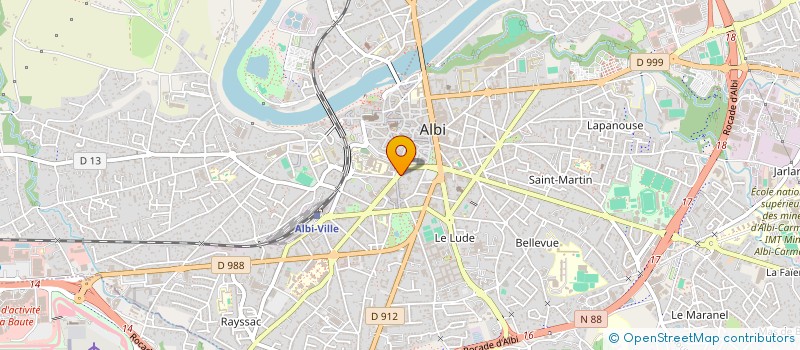 localisation de l'entreprise MONSIEUR MELVIN PAREDES  ALBI