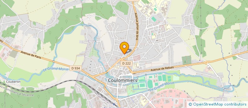 localisation de l'entreprise MONSIEUR MELVIN PERSTNER  COULOMMIERS