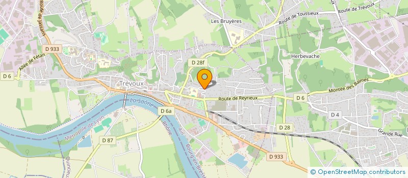 localisation de l'entreprise MONSIEUR MELVIN PONS à TREVOUX