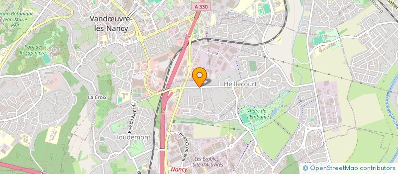 localisation de l'entreprise MONSIEUR MELVIN RABE  HEILLECOURT