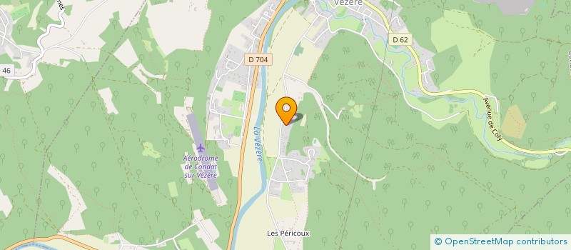 localisation de l'entreprise MONSIEUR MELVIN REGNER  CONDAT-SUR-VEZERE