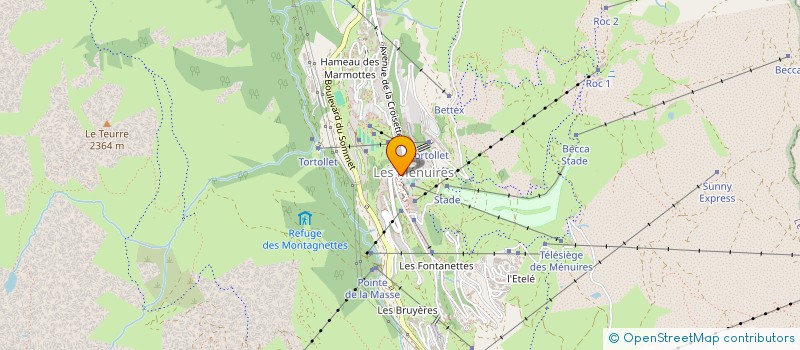 localisation de l'entreprise MONSIEUR MELVIN SOLLIER  LES BELLEVILLE