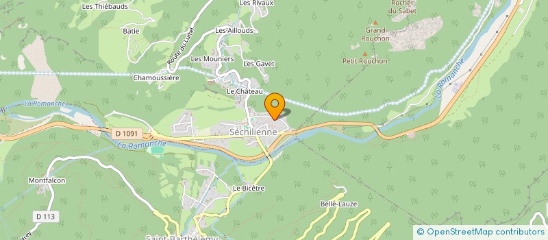 localisation de l'entreprise MONSIEUR MELVIN TAFIAL  SECHILIENNE