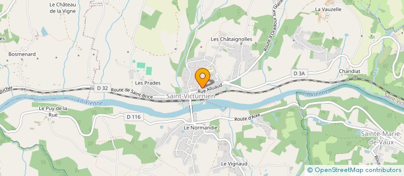 localisation de l'entreprise MONSIEUR MELVIN TALABOT à SAINT-VICTURNIEN