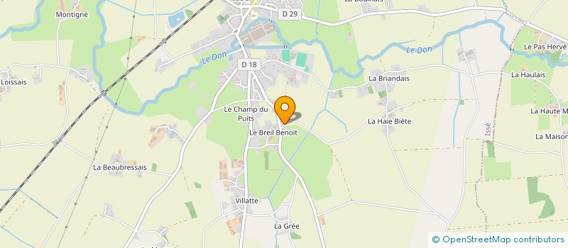 localisation de l'entreprise MONSIEUR MELVIN TALLEC  ISSE