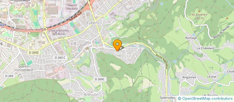 localisation de l'entreprise MONSIEUR MELVIN TARDOS  EYBENS