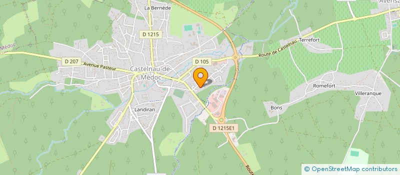 localisation de l'entreprise MONSIEUR MELVIN TARIS  CASTELNAU-DE-MEDOC