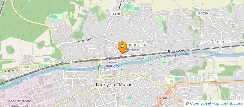 localisation de l'entreprise MONSIEUR MELVIN TELLIAM à THORIGNY-SUR-MARNE