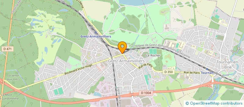 localisation de l'entreprise MONSIEUR MELVIN VIEL  GRETZ-ARMAINVILLIERS