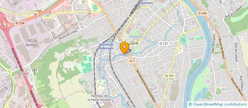 localisation de l'entreprise MONSIEUR MELVIN VOLMAR à CORBEIL-ESSONNES