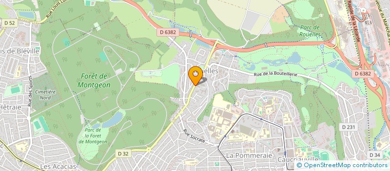 localisation de l'entreprise MONSIEUR MELVINE LECOURT à LE HAVRE