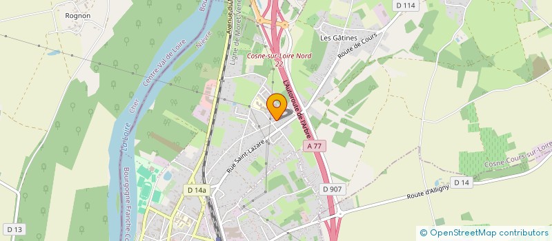 localisation de l'entreprise MONSIEUR MELVINE TRIPP  COSNE-COURS-SUR-LOIRE