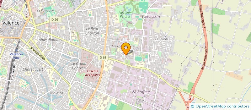 localisation de l'entreprise MONSIEUR MELVUT SERTDEMIR à VALENCE
