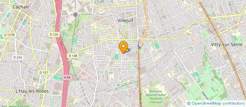 localisation de l'entreprise MONSIEUR MELVYN ANCEL  VILLEJUIF