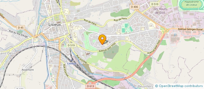 localisation de l'entreprise MONSIEUR MELVYN AUBERT  BRICQUEBEC-EN-COTENTIN