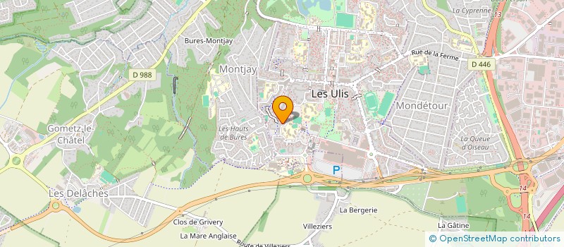 localisation de l'entreprise MONSIEUR MELVYN BEAUDEQUIN-PIANTONI  LES ULIS