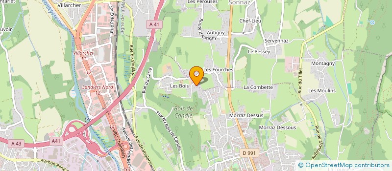 localisation de l'entreprise MONSIEUR MELVYN BLANC  CHAMBERY