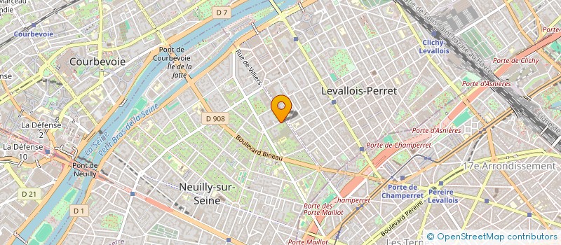 localisation de l'entreprise MONSIEUR MELVYN BOURJAC-BROUSSE à NEUILLY SUR SEINE