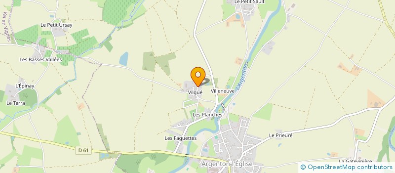 localisation de l'entreprise MONSIEUR MELVYN CREPELIERE  LORETZ-D'ARGENTON