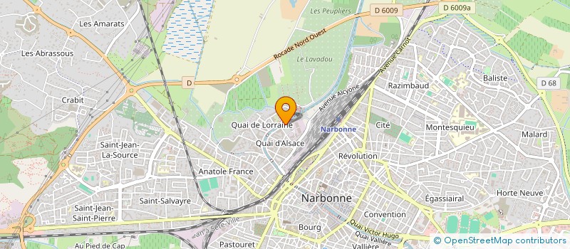 localisation de l'entreprise MONSIEUR MELVYN CRESTEY  NARBONNE