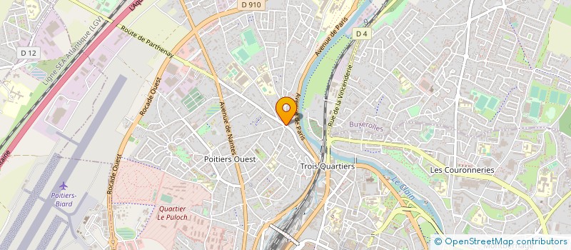 localisation de l'entreprise MONSIEUR MELVYN DOUSSELIN  POITIERS