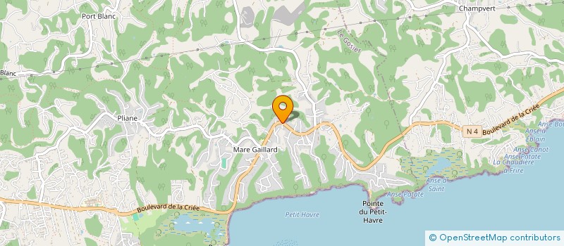 localisation de l'entreprise MONSIEUR MELVYN EUSTACHE  LE GOSIER