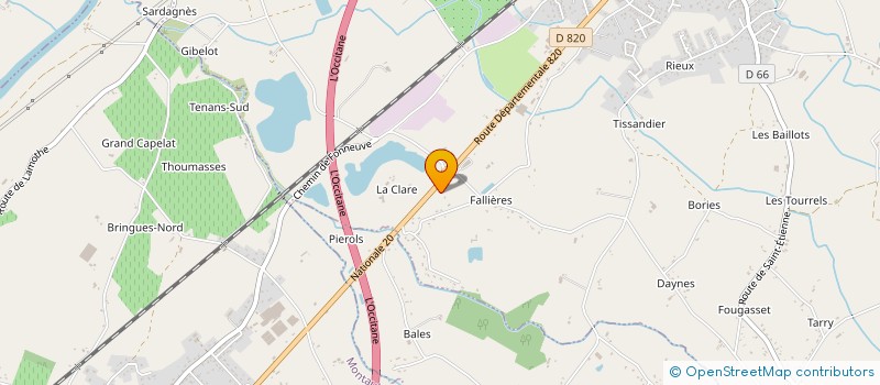 localisation de l'entreprise MONSIEUR MELVYN HUCHER  ALBIAS