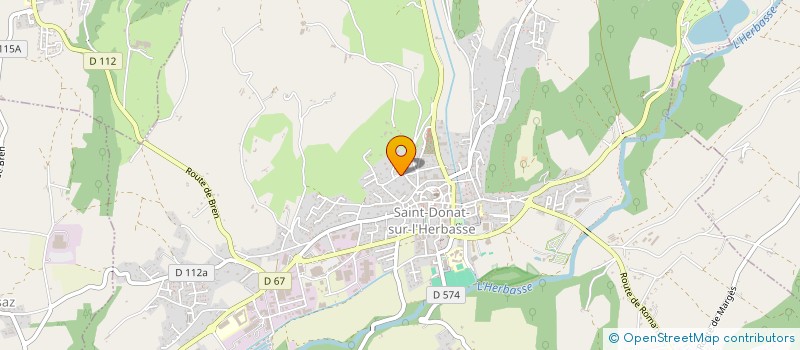 localisation de l'entreprise MONSIEUR MELVYN PARROT MONTAGNON  SAINT-DONAT-SUR-L'HERBASSE