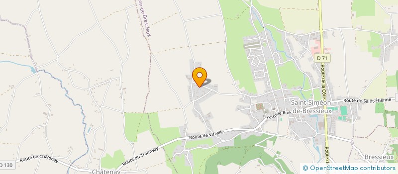 localisation de l'entreprise MONSIEUR MELVYN PIOLAT  SAINT-SIMEON-DE-BRESSIEUX