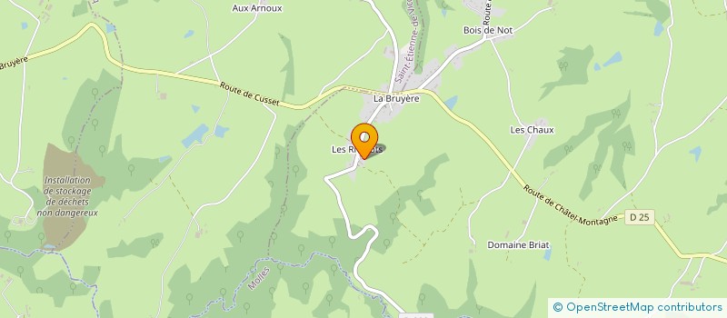 localisation de l'entreprise MONSIEUR MELVYN ROUX  SAINT-CHRISTOPHE-EN-BOURBONNAIS